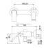Смеситель для ванны Jacuzzi Rubinetteria Ray 0IO00003JA00 с аксессуаром