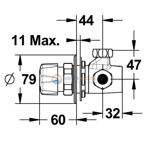 Смеситель для душа Presto Alpa S 35176 для душа