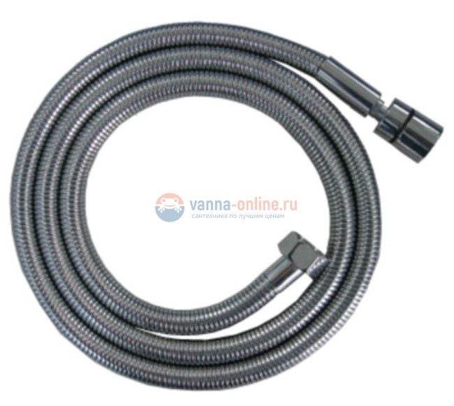 Шланг душевой двухзагибный растяжной Lemark LE8035S, 150 - 180 см Шланг душевой двухзагибный растяжной Lemark LE8035S, 150 - 180 см