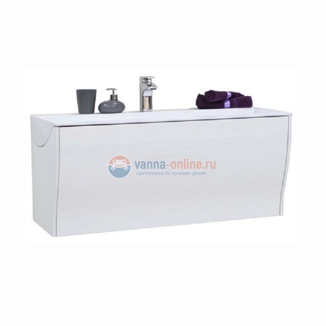 Тумба под раковину Акватон Ондина 100, белая Тумба под раковину Акватон Ондина 100, белая
