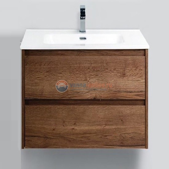 База под раковину BelBagno KRAFT 39-500/390-2C-SO-RT 50 cм подвесная с 2 ящиками, Rovere Tabacco
