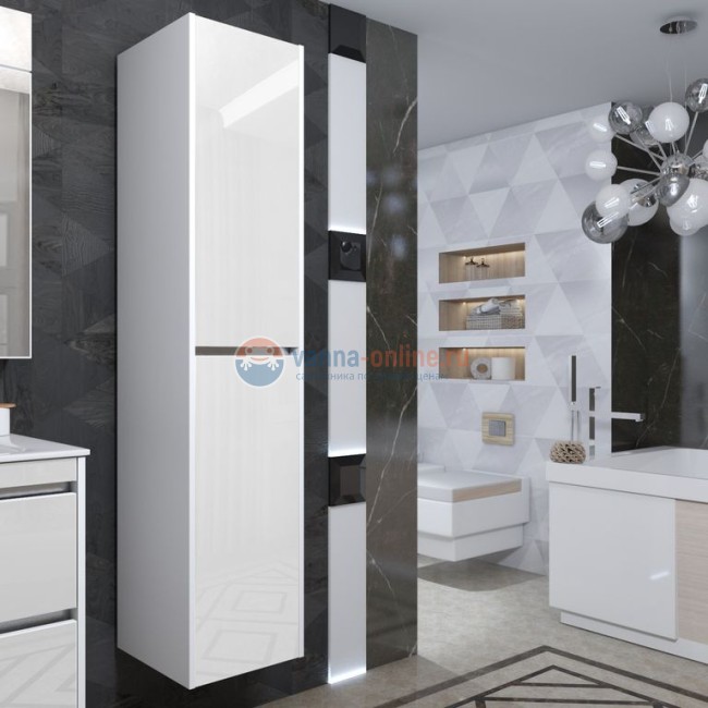 Пенал Opadiris Фреш 35 универсальное открывание, цвет - белый Пенал Opadiris Фреш 35 универсальное открывание, цвет - белый