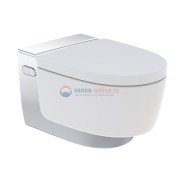 Электронный унитаз Geberit AquaClean Mera Classic 146.204 подвесной и крышка-биде, цвет глянцевый хром