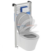 Пневматический промо-набор 4 в 1 Ideal Standard с унитазом K819501 CONNECT AIR Rimless, с сиденьем и крышкой E036801, с инсталляцией PROSYS 120 P и пневматической панелью смыва OLEAS™ P1 Пневматический промо-набор 4 в 1 Ideal Standard с унитазом K819501 CONNECT AIR Rimless, с сиденьем и крышкой E036801, с инсталляцией PROSYS 120 P и пневматической панелью смыва OLEAS™ P1