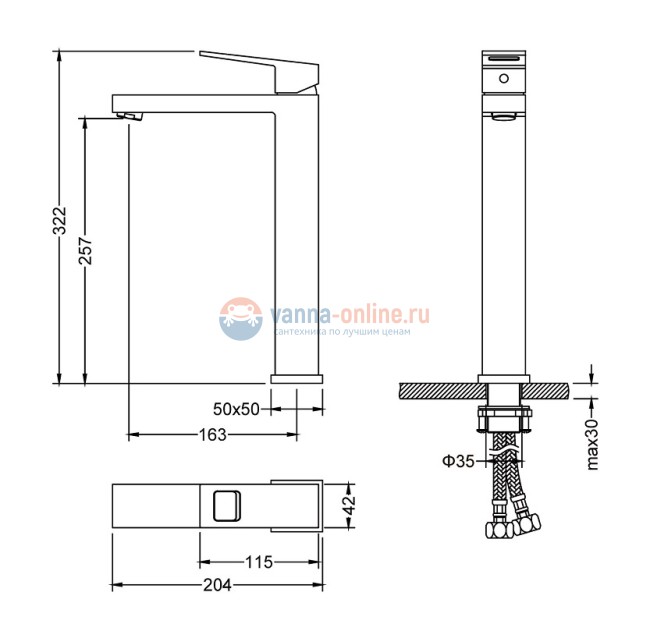 Смеситель Timo Briana 7111/00F для раковины, хром Смеситель Timo Briana 7111/00F для раковины, хром