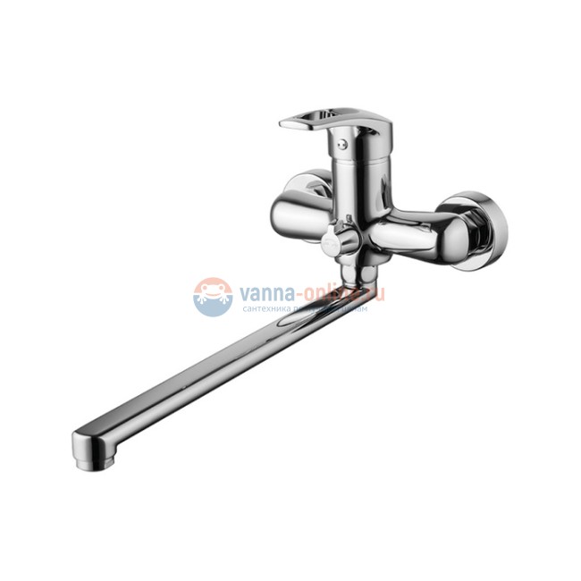 Смеситель Iddis Carlow Plus CRPSBL2i10WA с длинным изливом, для ванны и душа, хром