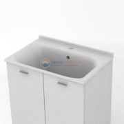 Раковина Kerasan Aquadom 029301*1, 75 x 50 см, 1 отверстие, без тумбы и сифона 7535, белый Раковина Kerasan Aquadom 029301*1, 75 x 50 см, 1 отверстие, без тумбы и сифона 7535, белый