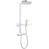 Душевая система Hansgrohe Raindance Select E 360 1jet Showerpipe EcoSmart 27286400, белый/хром Душевая система Hansgrohe Raindance Select E 360 1jet Showerpipe EcoSmart 27286400, белый/хром