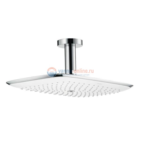 Верхний душ Hansgrohe PuraVida 400 Air 1jet 26603400, хром/белый Верхний душ Hansgrohe PuraVida 400 Air 1jet 26603400, хром/белый