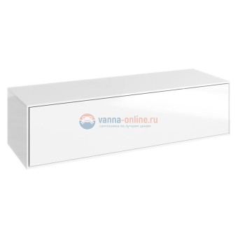 Тумба Aqwella Genesis 120, подвесная, белый, GEN0312W