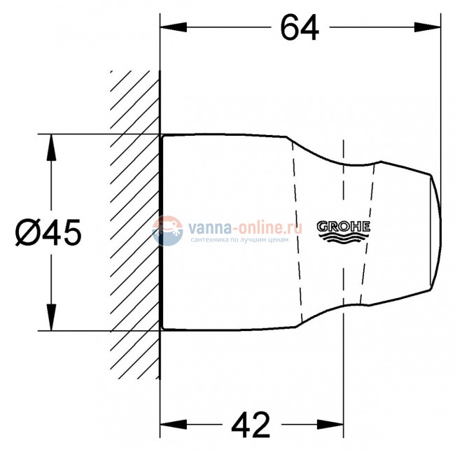 Настенный держатель Grohe Movario 28403 000