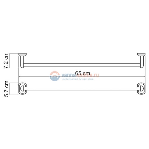 Полотенцедержатель WasserKRAFT Oder 3030 Полотенцедержатель WasserKRAFT Oder 3030