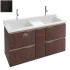 Тумба под раковину Jacob Delafon SOPRANO 140х65 черное дерево, EB1335-E15