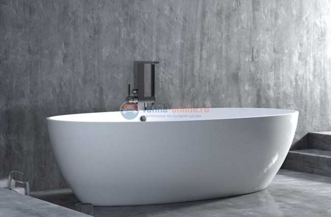 Ванна Salini Alda Nuova, 178 х 92 х 58 см, из материала Solix, матовая белая 101911SM Ванна Salini Alda Nuova, 178 х 92 х 58 см, из материала Solix, матовая белая 101911SM