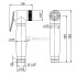 Лейка для гигиенического душа Paini 53CR174KITshower