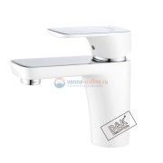 Смеситель D&K Berlin DA1432116 для раковины, белый Смеситель D&K Berlin DA1432116 для раковины, белый