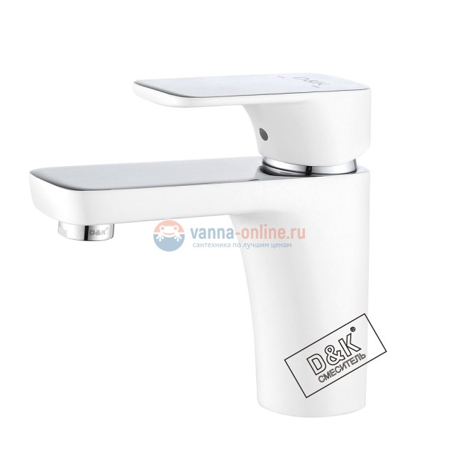 Смеситель D&K Berlin DA1432116 для раковины, белый