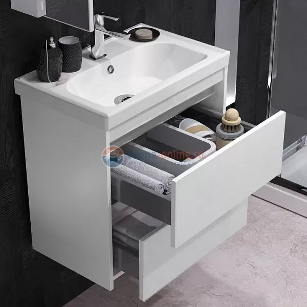 Тумба под раковину opadiris фреш  60 00-00002820 белый(белое стекло)