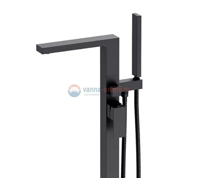 Смеситель Timo Selene2210/03Y-CR для ванны и душа, напольный, черный Смеситель Timo Selene2210/03Y-CR для ванны и душа, напольный, черный