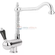 Смеситель Cezares VINTAGE-LLPM2-01-Sw-N для кухни, хром, ручки Swarovski Nero Смеситель Cezares VINTAGE-LLPM2-01-Sw-N для кухни, хром, ручки Swarovski Nero