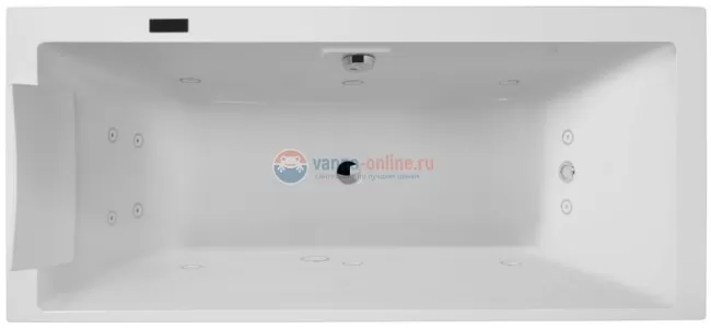 Ванна гидромассажная акриловая Jacob Delafon EVOK, правая, система Tonus +, 180x80, E5TN214R-00