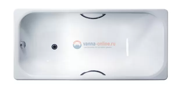 Комплект: Чугунная ванна Универсал Ностальжи 150x70, с ручками и ножками Комплект: Чугунная ванна Универсал Ностальжи 150x70, с ручками и ножками
