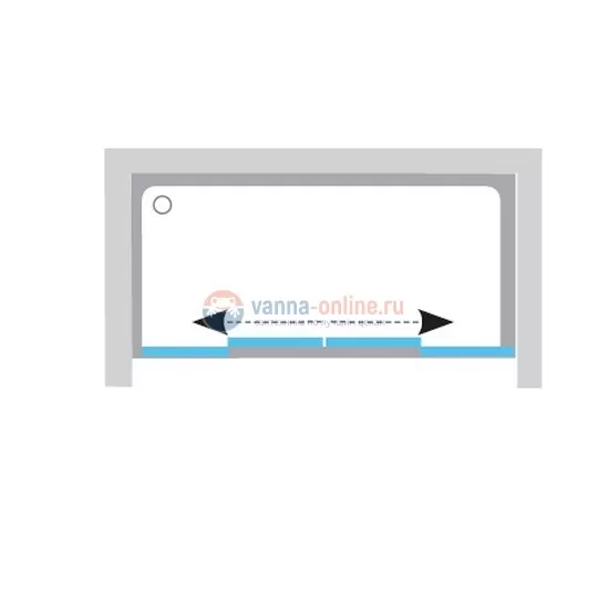 Душевая дверь Ravak 10° 10DP4-150 0ZKP0U00Z1, сатин/транспарент Душевая дверь Ravak 10° 10DP4-150 0ZKP0U00Z1, сатин/транспарент