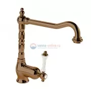 Смеситель Cezares Margot MARGOT-LLM2-02-Bi для мойки, бронза/белый Смеситель Cezares Margot MARGOT-LLM2-02-Bi для мойки, бронза/белый