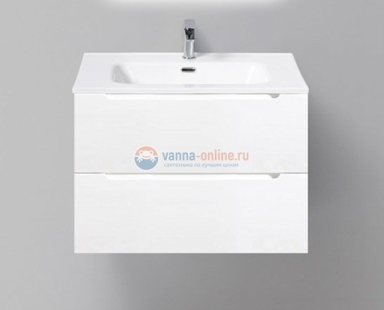 Тумба с раковину Belbagno Etna ETNA-700-2C-SO-BO-P, 70 см, подвесная, цвет белый матовый (bianco opaco)