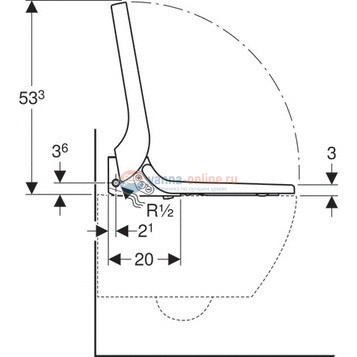 Электронная крышка-биде Geberit AquaClean Tuma Comfort 146.274.11.1, альпийский белый
