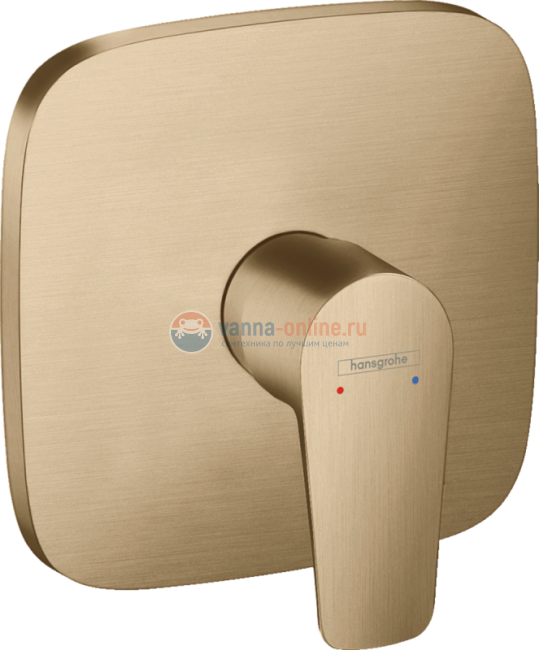 Смеситель Hansgrohe Talis E 71765140 для душа, бронза матовый