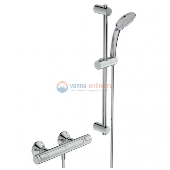 Настенный термостатический смеситель для душа Ideal Standard Ceratherm T25 A7203AA Настенный термостатический смеситель для душа Ideal Standard Ceratherm T25 A7203AA