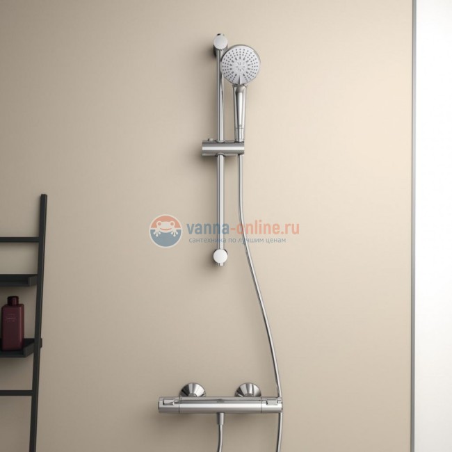 Настенный термостатический смеситель для душа Ideal Standard Ceratherm T25 A7203AA Настенный термостатический смеситель для душа Ideal Standard Ceratherm T25 A7203AA