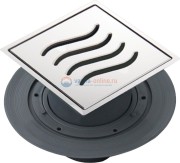 Трап водосток Pestan Confluo Standard Vertical Dry Mask 100*100 мм нержавеющая сталь с рамкой 13000069 Трап водосток Pestan Confluo Standard Vertical Dry Mask 100*100 мм нержавеющая сталь с рамкой 13000069