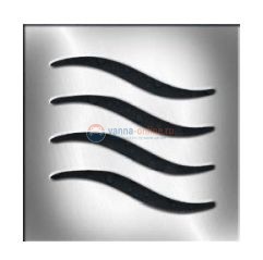 Трап водосток Pestan Confluo Standard Vertical Dry Mask 100*100 мм нержавеющая сталь с рамкой 13000069