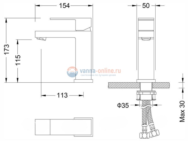 Смеситель Timo Selene 2061/03F для раковины Смеситель Timo Selene 2061/03F для раковины