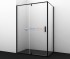 Душевой уголок WasserKRAFT Elbe 74P07, прямоугольный, 90 см
