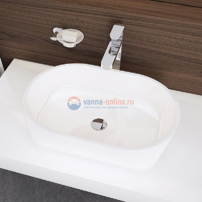 Раковина Ravak Solo XJX01358000, 58 х 40 см, цвет белый