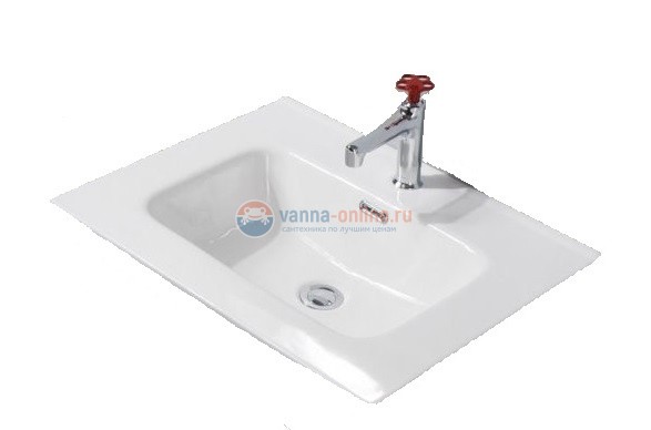 Раковина BelBagno Leticia 60 см прямоугольная