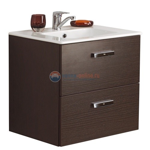 Тумба под раковину Roca Victoria Nord ZRU9000027, 58.5 x 45 x h56.5 см, цвет венге Тумба под раковину Roca Victoria Nord ZRU9000027, 58.5 x 45 x h56.5 см, цвет венге