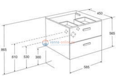 Тумба под раковину Roca Victoria Nord ZRU9000027, 58.5 x 45 x h56.5 см, цвет венге Тумба под раковину Roca Victoria Nord ZRU9000027, 58.5 x 45 x h56.5 см, цвет венге