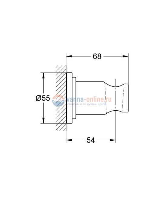 Настенный держатель Grohe Sena 28690 000 для душа Настенный держатель Grohe Sena 28690 000 для душа