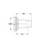 Настенный держатель Grohe Sena 28690 000 для душа Настенный держатель Grohe Sena 28690 000 для душа
