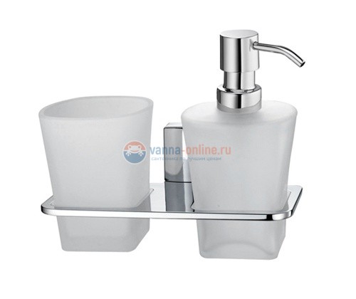 Держатель стакана и дозатора WasserKRAFT Leine 5089