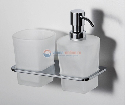 Держатель стакана и дозатора WasserKRAFT Leine 5089