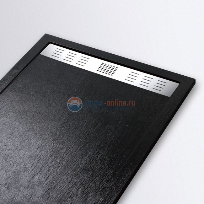 Душевой поддон RGW STМ-118G 14202811-02 80 x 110 см, прямоугольный, цвет серый, из искусственного камня