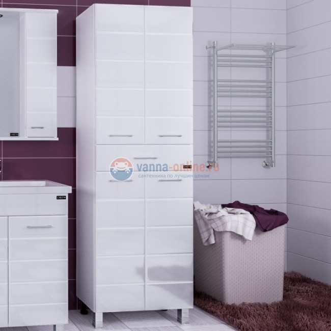 Шкаф-пенал СаНта Омега 60 507007, напольный Шкаф-пенал СаНта Омега 60 507007, напольный