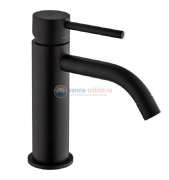 Смеситель Paffoni Light LIG071NO для раковины, без донного клапана, цвет черный матовый