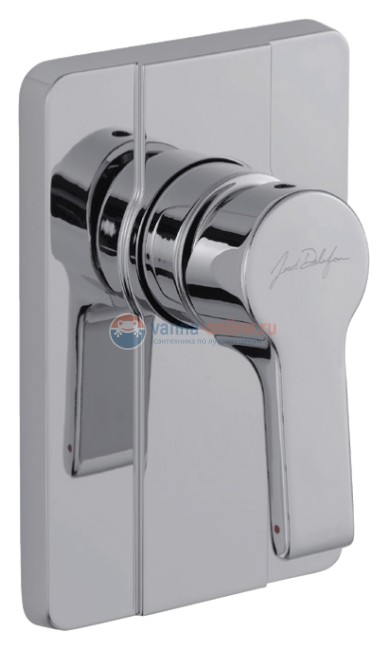 Смеситель Jacob Delafon Singulier E98708-CP для душа, встраиваемый, внешняя часть Смеситель Jacob Delafon Singulier E98708-CP для душа, встраиваемый, внешняя часть