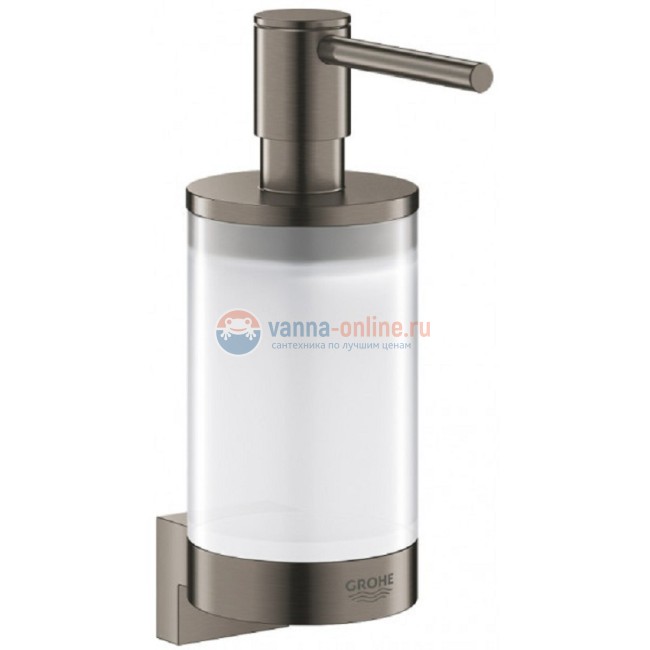 Держатель для стакана или мыльницы Grohe Selection 41027AL0, черный графит матовый Держатель для стакана или мыльницы Grohe Selection 41027AL0, черный графит матовый